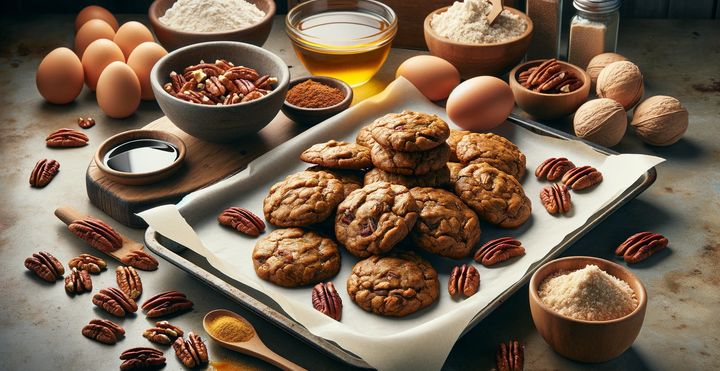 recette cookies énergisants au ginseng, noix de pécan et protéine végétale